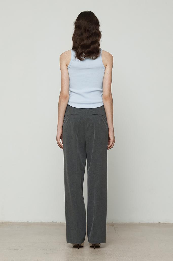 CURRENT Relaxed Fit Slacks [Charcoal]