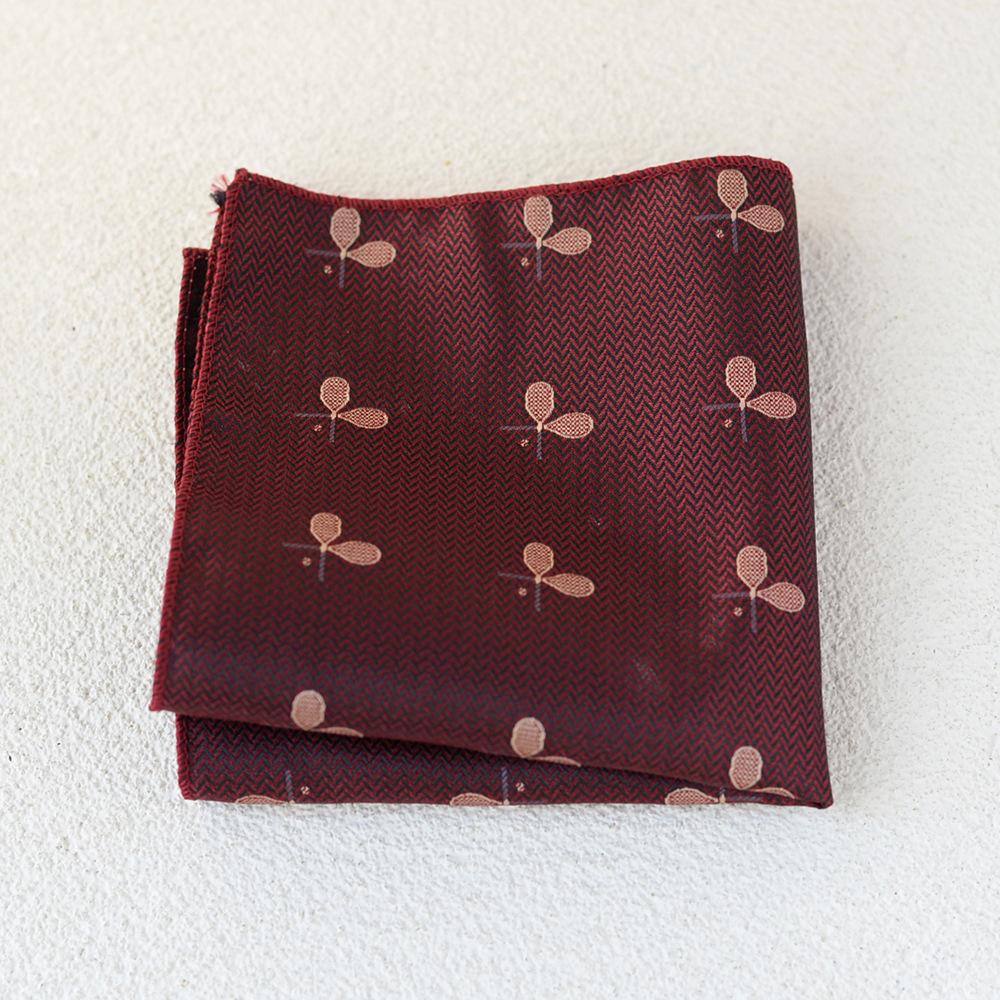 

Винтажный носовой платок в гонконгском стиле с цветочным узором, мужской деловой костюм, носовой платок, аксессуары для платья, нагрудный платок, маленький квадратный платок