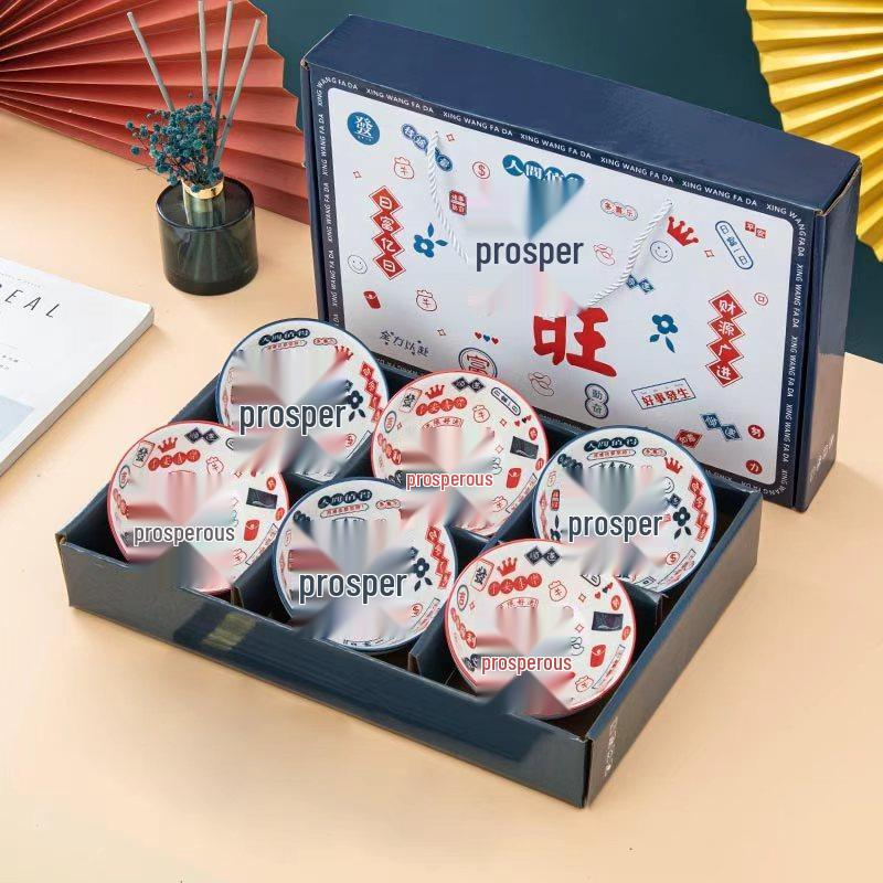 Premium Ceramic Bowl and Chopstick Gift Set