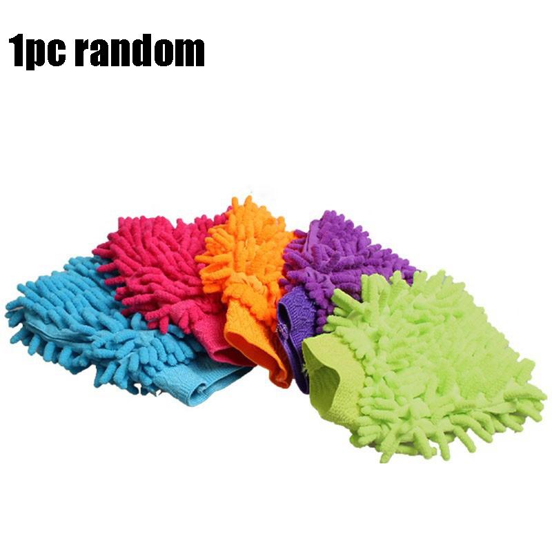 

Полотенца для мытья автомобиля Микрофибра шенилл Полотенце для чистки автомобиля варежка Мягкая салфетка для сушки Подгибка Полотенце для мытья воды Всасывание Очиститель