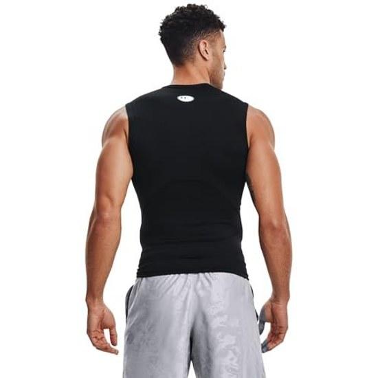 Under Armour Trainings-Basisschicht UA HeatGear Armor Kompressions-Ärmelloses Shirt Herren