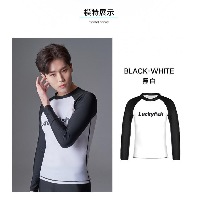 Diving Rash Guard Men UV Protection Long Sleeve Swim Shirt Quick Dry Surfing Snorkeling Wetsuit Top