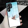 Curious George Monkey Phone Case For Samsung A25 A13 A33 5G A54 A36 A35 A56 A52 A14 Shockproof Glass Cover