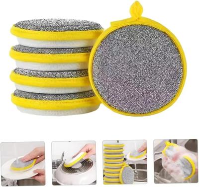 Dishwashing Sponge Reusable Washable Sponge Double-sided Magic Sponge for Washing Dishes A Great Helper for Kitchen Cleaning Too