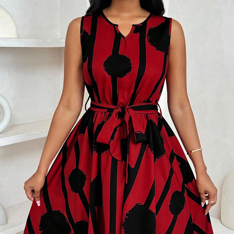 Women's Clothing Summer Fashion Style Dress Belt Vest A-line Skirt for Women Party Dress