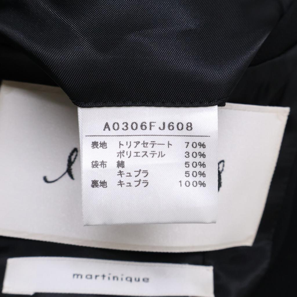 Martinique [l'heritage] Black W/E Double Cross Peak Lapel Jacket Jacket Not Written blackUsed