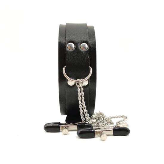 Bdsm Bondage Sex Products With Metal Chain for Women Fetish to Breast Labia Clip Stimulation Metal Nipple Clamp