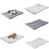 Factory Direct Sale Thickened Pet Mat For Autumn And Winter Cute Cartoon Style Anti-slip Blanket Wholesale Blue Starry Characters)