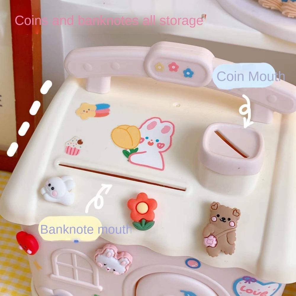 Children Anime Piggy Bank Square Money Boxes 2025 Savings Bank  New Year Gift