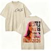 Vintage Washed Rapper Cardi B Graphic T Shirts Little Miss Drama Tour 2026 Tshirts Men Women Clothing Hip Hop Fashion Tshirt