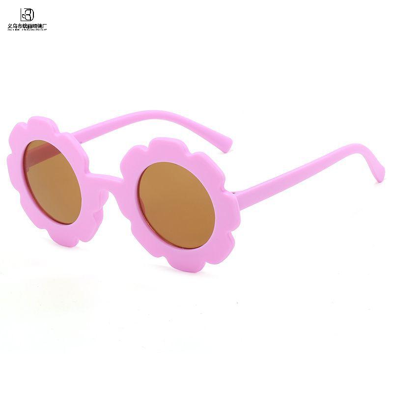 Travel Sunscreen Uv Protection Trend Baby Sunglasses Sunflower Sun Protection Uv Protection