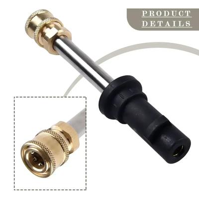 Pressure Washer Adapter 1 4in Garden Outdoor Power Equipment Quick Connect Replacement Accessory For Karcher K2-K7