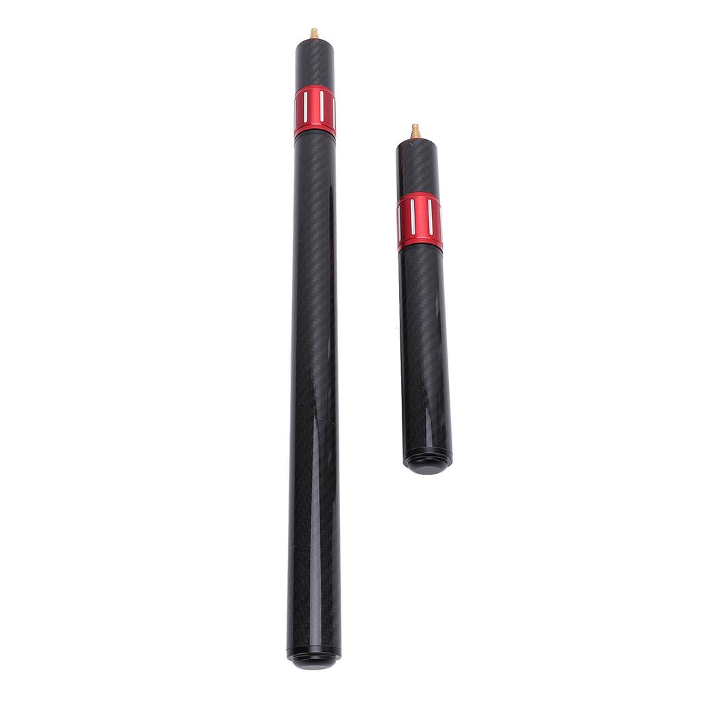 2PCS Pool Cue Extension Retractable Snooker Cue Extender Carbon Fiber Aluminium Alloy Billiard Acces