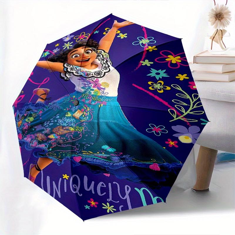 

Uniquely Me Encanto Cartoon Umbrella, Portable 3-Fold Compact Umbrella, Suitable for Camping, Hiking and Travel, Ideal Easter Birthday Gift