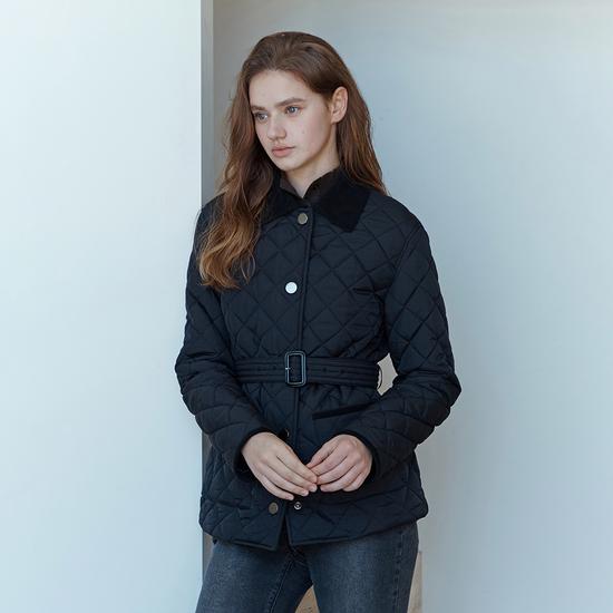 Belted Quilted Short Jacket ITPAZJK430