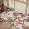Tropical Monstera Doormat Anti Slip Soft Entry Rug Botanical Leaf Pattern Floor Mat Entryway Balcony Kitchen Boho Home Decor Mat