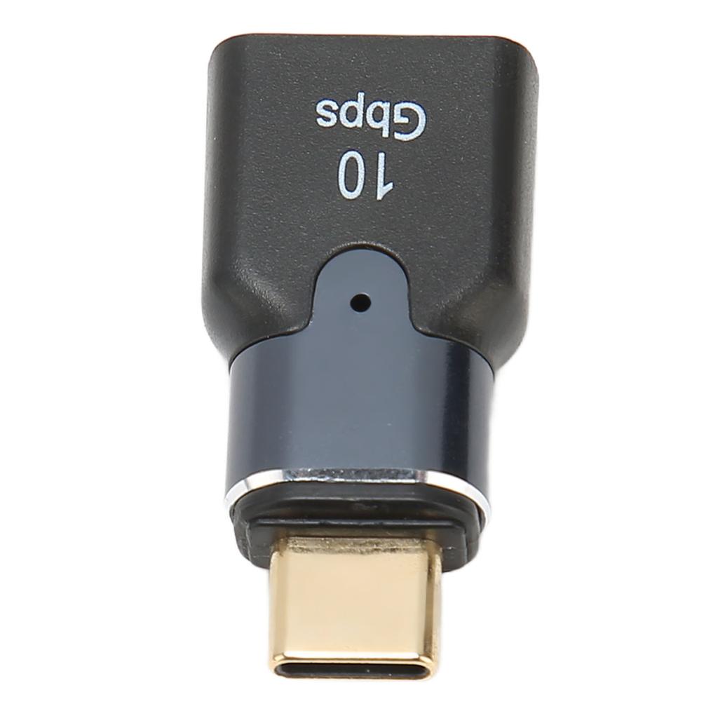 Magnetic USB Female To Type C Adapter 10Gbps Transmission Aluminum Alloy Small Compact 3A Type C