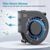 5015 6015 7515 USB Blower Fan 50mm 60mm 75mm 5V DC Brushless Turbine Turbo Cooling Fan for Helmet Laptop 3D Printer Ventilaiton