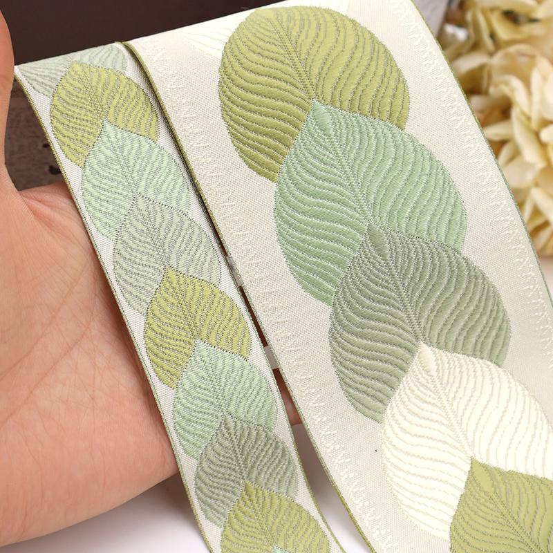 3M Chinese Retro Webbing Embroidery Lace Trim Edged 3cm/7cm Jacquard Ribbon For Diy Hanfu Clothes Curtain Decor Accessories