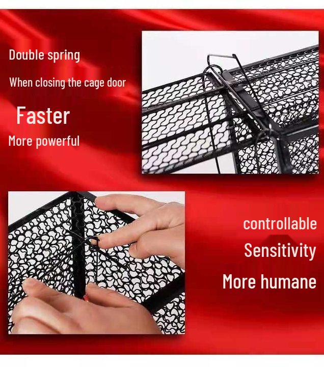 Automatic Cat Trap Cage - Humane and Stylish Rescue Solution