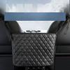1Pc Car Seat Storage Mesh Pocket Car Multi-functional Bag Pocket Storage Storage Hanging Bag Car Supplies Diamond Model