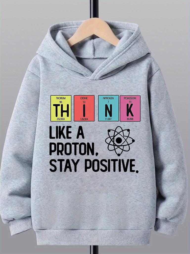 New autumn/winter children's casual hooded sweatshirt, long-sleeved pullover, a Christmas gift for children aged 3 and up.