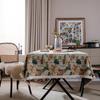 Imaqi Yun Bohemian Floral Jacquard Tablecloth