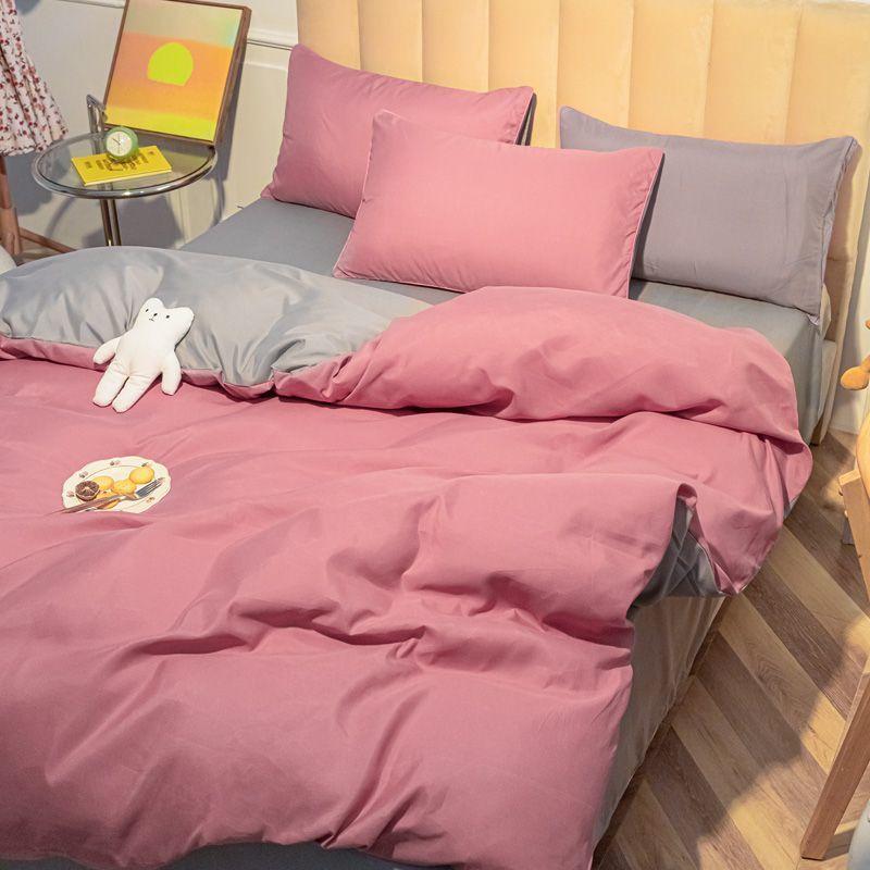 Duvet Cover Nordic Modern Fashion Washable Household Bedroom Dormitory Students Queen Bedding Skin-friendly Comfortable Textile