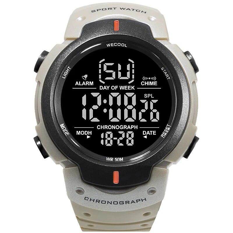 

Brand Sport Digital Alarm Multifunction Wrist Watch W-606 Waterproof Watch хаки