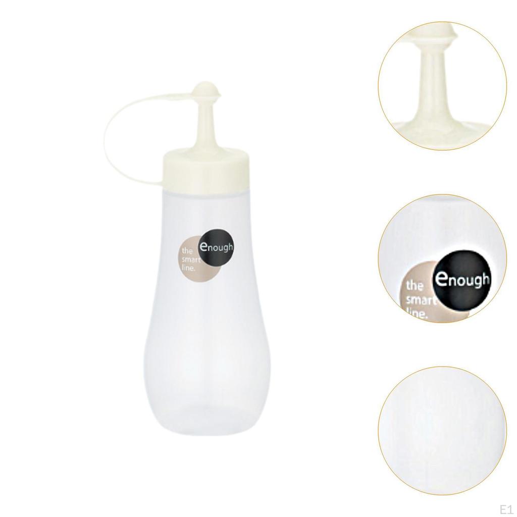 Condiment Dispenser Bottle Portable Small Refillable for Home Cooking