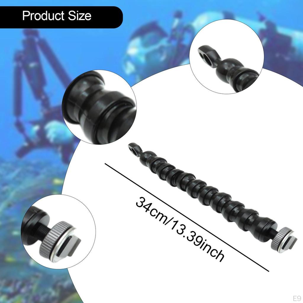 Underwater Camera Light Arm Diving Photography for Action Cage Dive Rig Ys Head Adapter