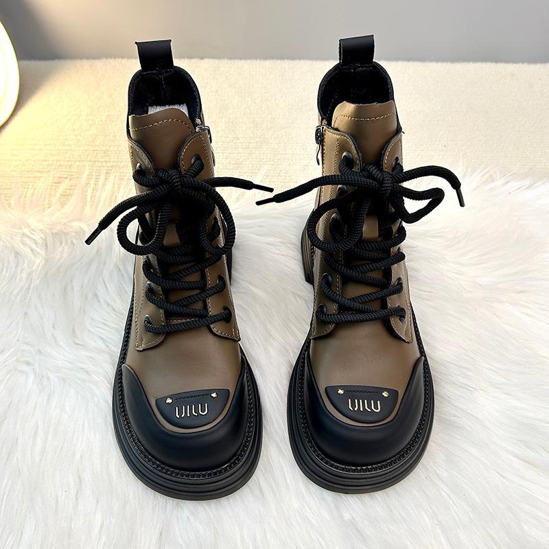 

Женские ботинки Мартина новые на толстой подошве из натуральной мягкой кожи бархатные ботинки-локомотивы короткие зимние теплые хлопковые ботинки 40