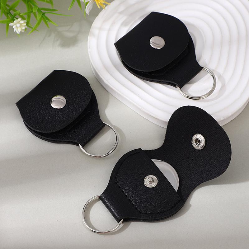 5PCS/Set PU Leather Guitar Pick Storage Bag Black Brown Available High Quality Instrument Practice Props Guitar Ukulele Bass ZYF