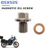 For VOGE DS525X DS 525X 525 DSX 525DSX -2024Stainless Steel Magnetic Oil Drain Sscrew DSX525Oil Screw Motorcycle Accessories
