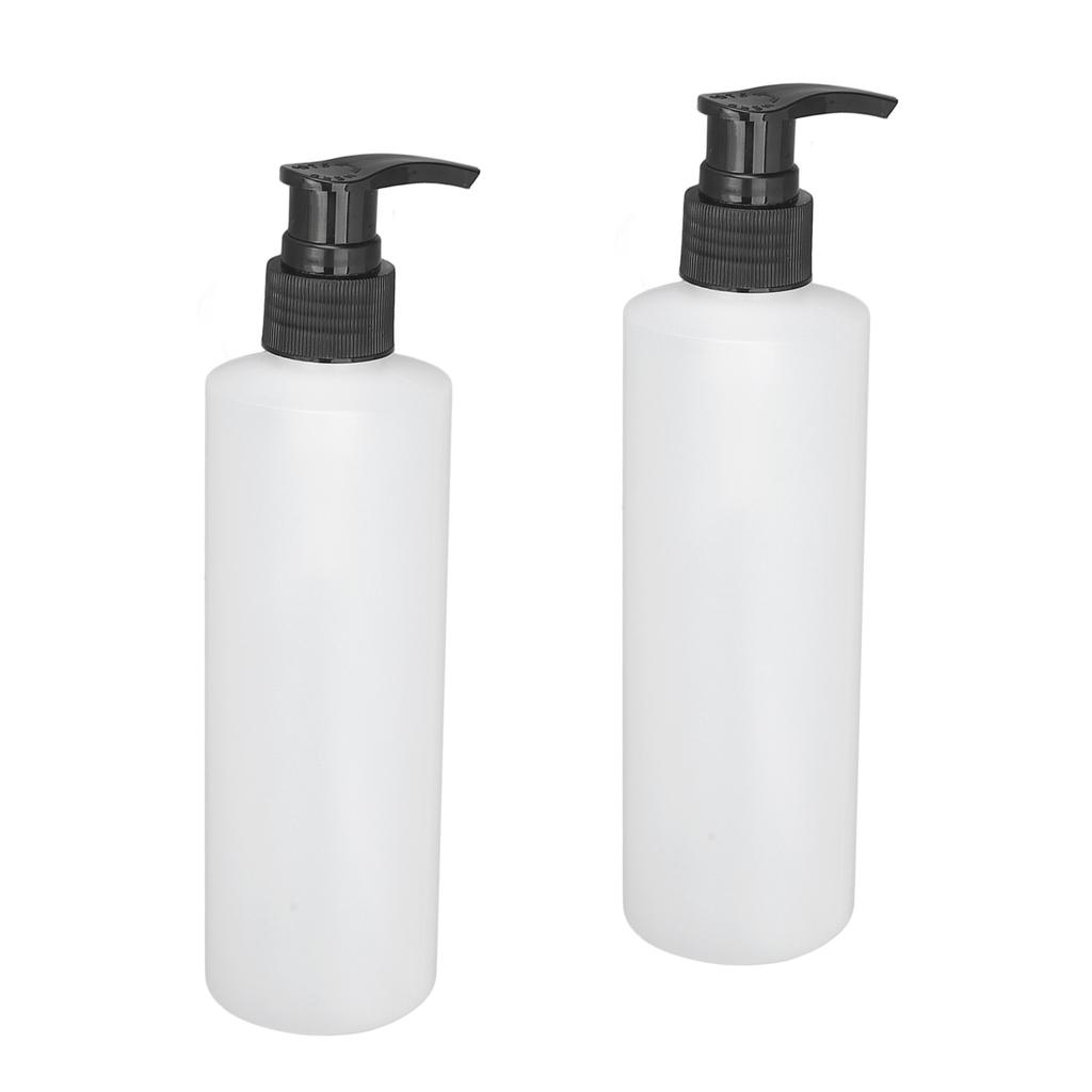 2 Stück 250ml Massageölspender Nachfüllbar Wiederverwendbar Creme Shampoo Pumpenspender für Massageölwärmer