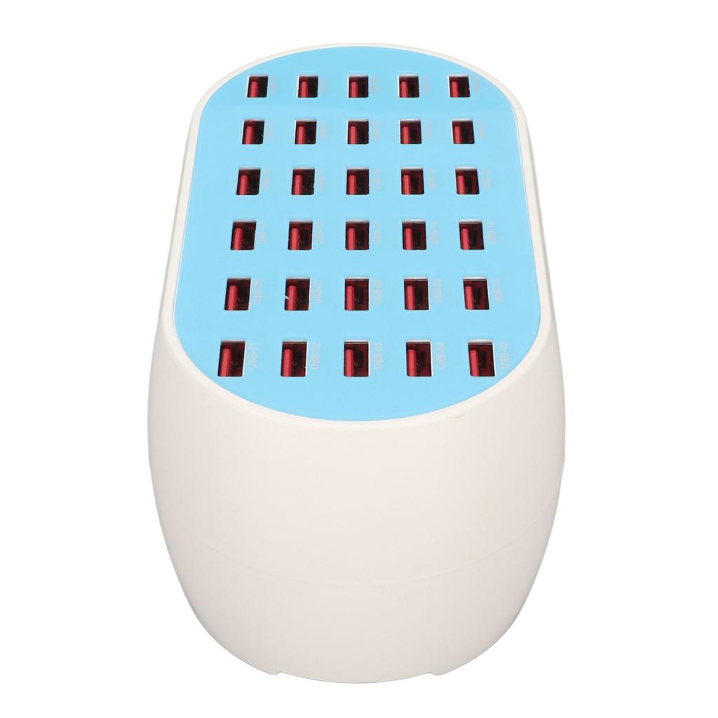 160W 30 Port USB Charging Station Multiple USB Desktop Chargers for Cell Phone Digital Appliances