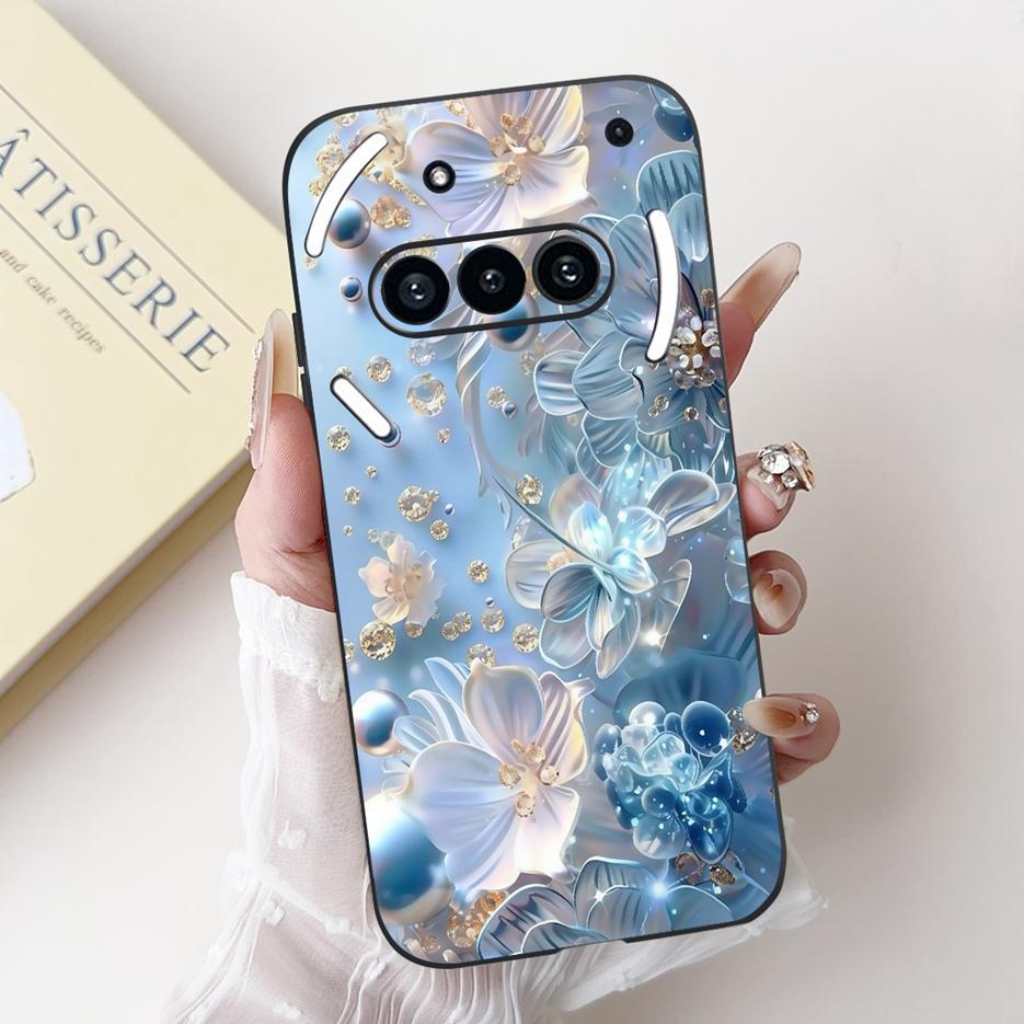 Per Custodia Nothing Phone 3A A059 Copertura Lussuosa Verniciata Candy Custodia Morbida in Silicone Per Nothing Phone 3A Pro A059P Phone3A Custodie
