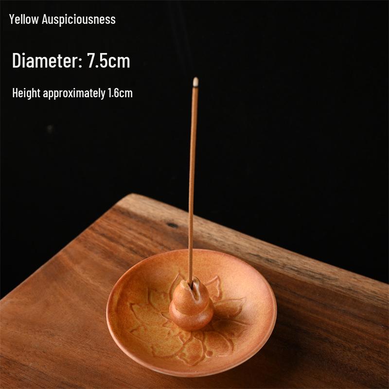 Blue-Green Portable Porcelain Incense Holder for Stick Incense - Ceramic Burner for Home and Indoor Use