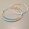 INS Niche Fashion Retro Style Miyuki Bead Woven Handmade Beaded Extremely Fine Girl Twin Small Bracelet Female