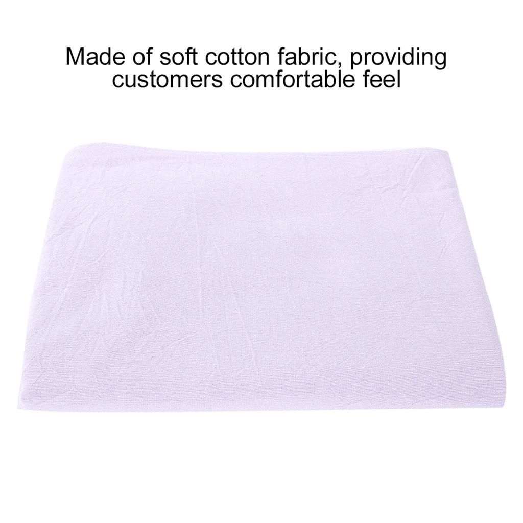 Beauty Salon Massage SPA Couch Cover Soft Cotton Bed Cover With Face Breath Hole Lilac