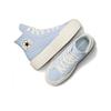Converse Chuck Taylor All Star Schnürschuhe Strapazierfähige Atmungsaktive High-Top Canvas Schuhe Unisex Sneakers Blau A06499C