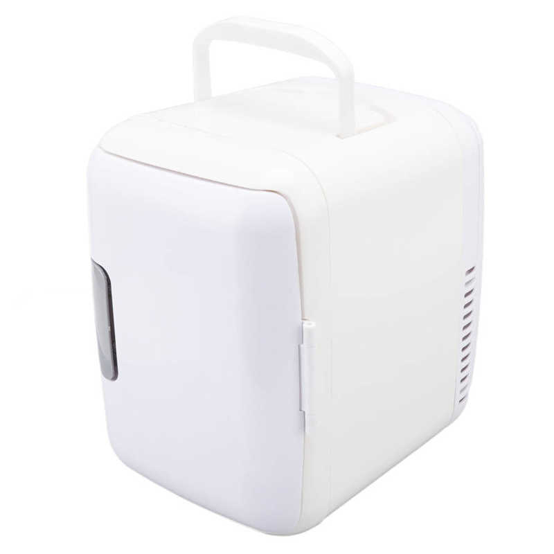 4L Large Capacity Portable Car Refrigerator Small Size Food Grade Liner Cooler Warmer Mini Fridge for Dormitory Home Office