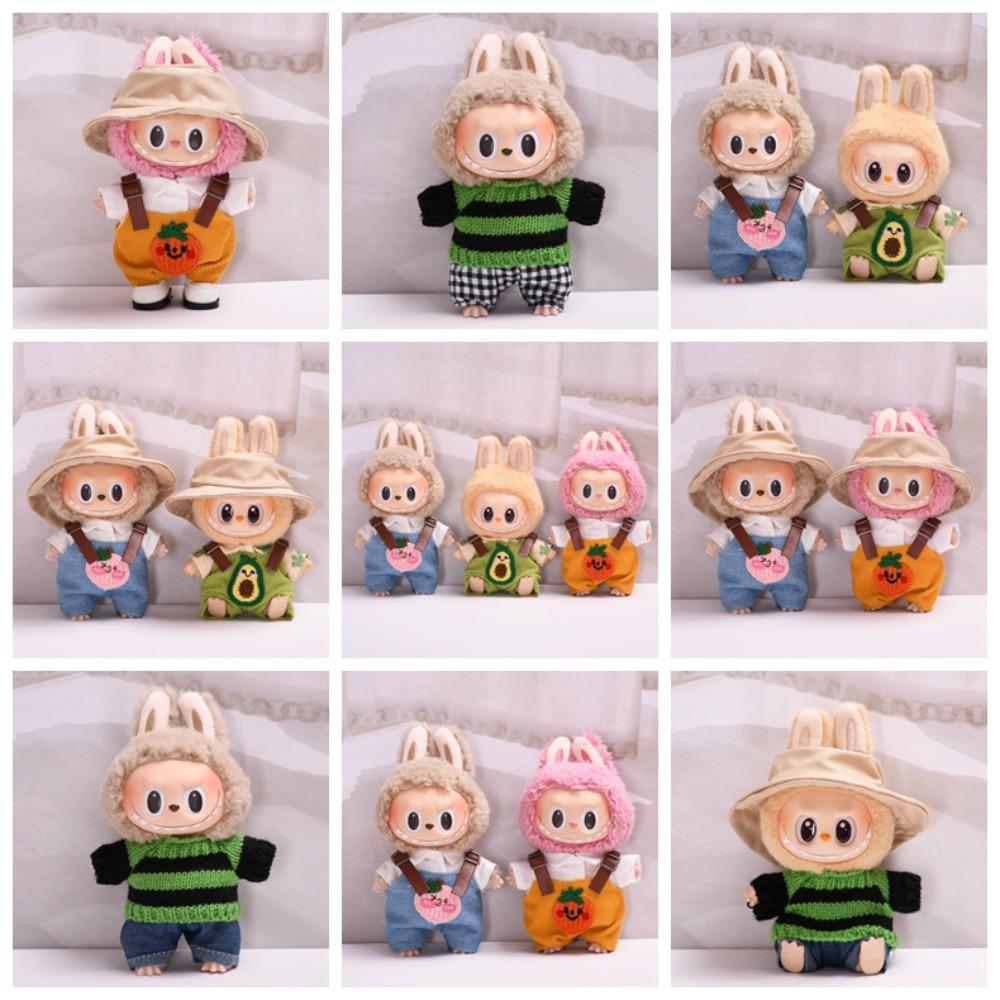 

Doll s Clothes 17cm Cotton Doll s Clothes Toy Accessories Plush Dolls Clothes Children Gift StyleD