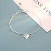 Sterling  Tone Maple Leaf Wrist Bracelet Female Anti Fatigue Basic Minimalist Student Niche Leaf Jewelry Lover Girlfriends Giveaway