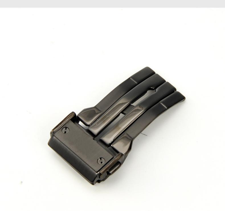 Bytt ut bånd for Hublot Big Bang Classic Fusion 25mm*19mm Spenne 22mm Frosted Leather Watchrem Tilbake Gummiklokkerem