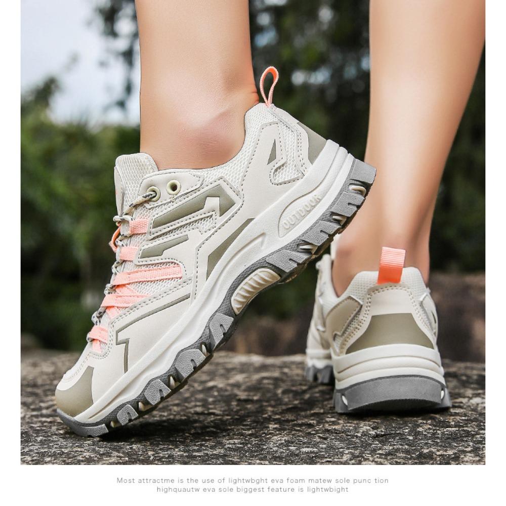 Zapatillas de Senderismo Unisex Transpirables Antideslizantes Zapatos Deportivos de Escalada Resistentes al Desgaste Zapatos de Exterior para Trekking Camping