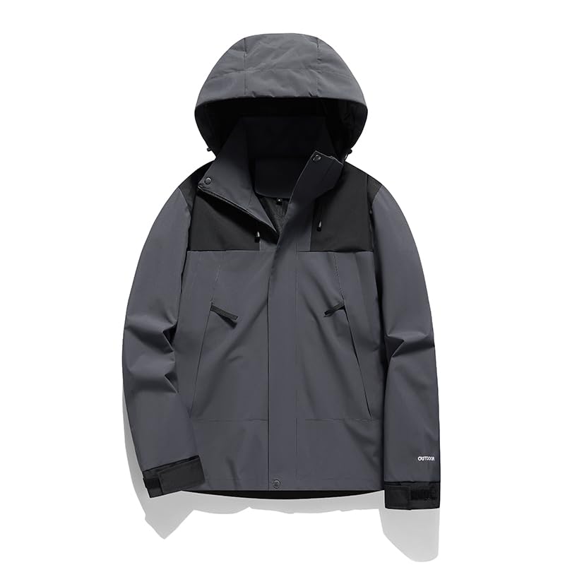 JOMLUN and Fashionable Autumn Lightweight Mountain Mountain Outerwear for and Spring Men's Women's Windbreaker, Water-Repellent, Windproof, Couple's