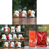 Chinese Cultural Collectible Pvc Lucky Cat Figurine For Gift And Decoration