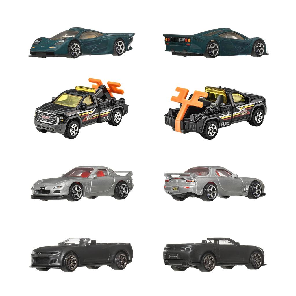 Assortimento Matchbox Auto Base 24 Veicoli in Miniatura delle Epoche - (Riquadro 24) - 3+ - Multicolore (30782-987G)