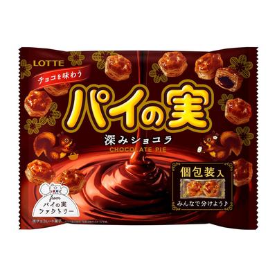 Lotte Chocolate Tasting Pai No Mi Share Pack 124g <Deep Chocolate> (individually Wrapped)